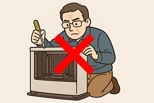 ストーブの寿命を縮めるNG行動