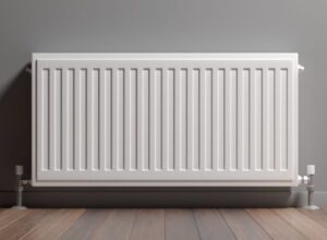 セントラル暖房を正面から見た時の様子