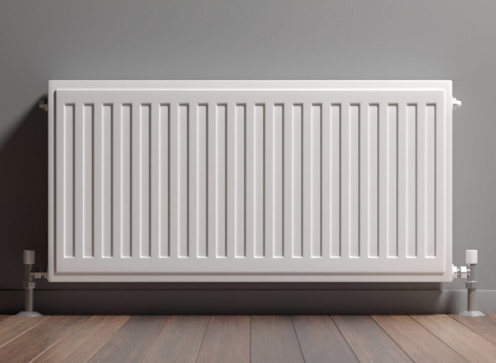 セントラル暖房を正面から見た時の様子